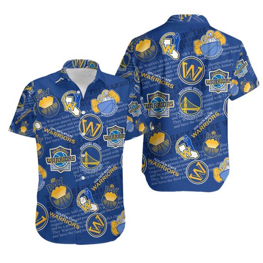 Golden State Basketball Team Wariiorss Casual Shirt Button Down Unisex Adults