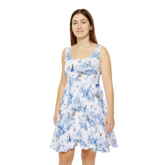 Discover Winter Landscape Frozen Inspired - Women's Skater Dress (Made in USA)