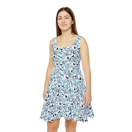 Discover Mine Mine Mine Seagulls Pixar Inspired - Women's Skater Dress (Made in USA)