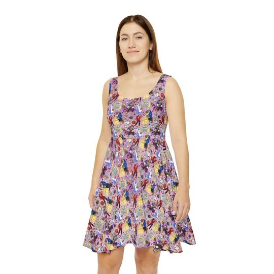 Beauty And The Beast Women's Skater Dress