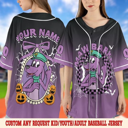 Discover Custom Go Dog Go Character Halloween Baseball Jersey, Go Dog Go Halloween Jersey, Halloween Party 2025 Jersey, Disney Family Trip WDW SLZI09