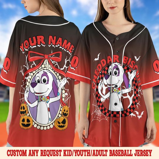 Discover Custom Go Dog Go Character Halloween Baseball Jersey, Go Dog Go Halloween Jersey, Halloween Party 2025 Jersey, Disney Family Trip WDW SLZI09
