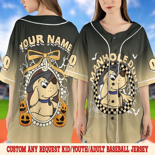 Discover Custom Go Dog Go Character Halloween Baseball Jersey, Go Dog Go Halloween Jersey, Halloween Party 2025 Jersey, Disney Family Trip WDW SLZI09