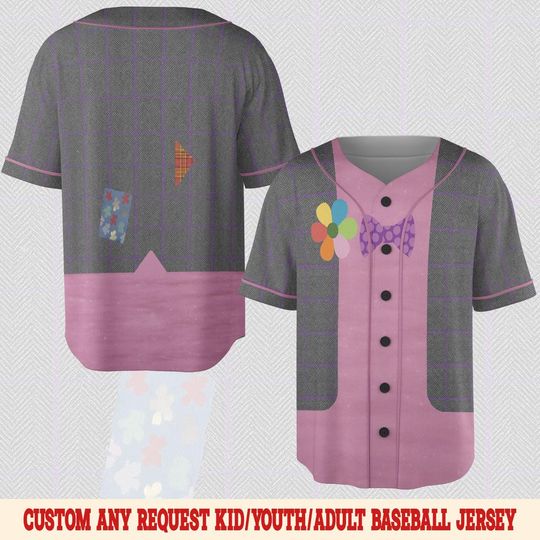 Discover Inside Out Bing Bong Costume T-Shirt Baseball Jersey for Halloween