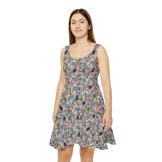 Tattoo Hearts Star Wars Women's Skater Dress