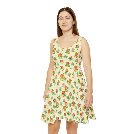 Little Orange Bird Women's Skater Dress