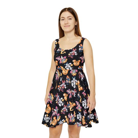 Discover Mickey & Minnie's Halloween Costumes - Women's Skater Dress (Made in USA)