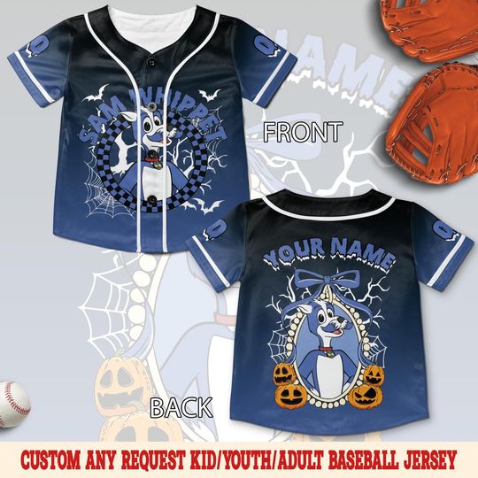 Discover Custom Go Dog Go Character Halloween Baseball Jersey, Go Dog Go Halloween Jersey