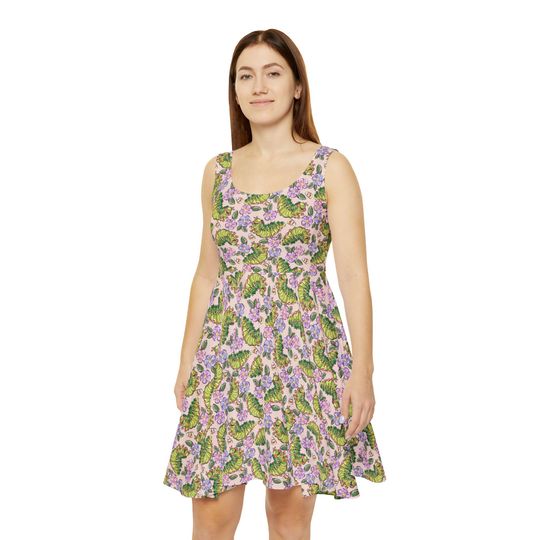 Discover Floral Heimlich A Bug's Life - Women's Skater Dress (Made in USA)