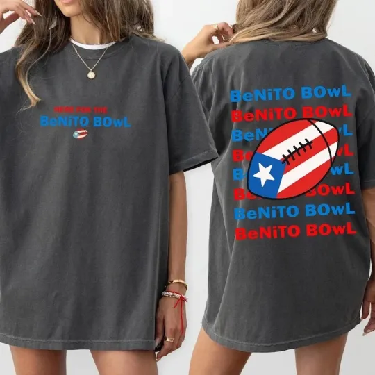 Benito Bowl 2 Sides T Shirt ,Bad Bunny Super Bowl TShirt
