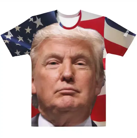 Discover Donald Trump Face 3D Print Men's Short Sleeve T-Shirt