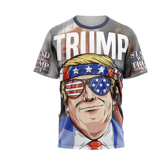 Discover Trump 3D T-Shirt Short Sleeve Unisex