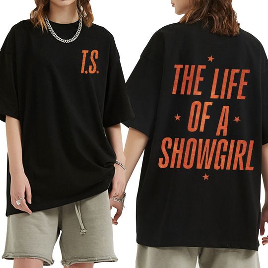 Discover The Life of A Showgirl 2025 Album T-shirts Men Women Clothing Fashion Hip Hop Vintage Oversized Short Sleeve T Shirts Streetwear