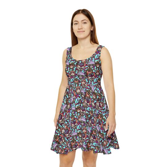 Discover Moana's Kakamora - Women's Skater Dress (Made in USA)