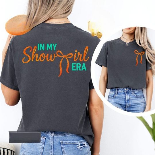 Discover In My Showgirl Era T-Shirt Vintage The Life of A Showgirl Shirt 2025 New Album Showgirl Gift T-shirt Women Men Cotton Tee Tops