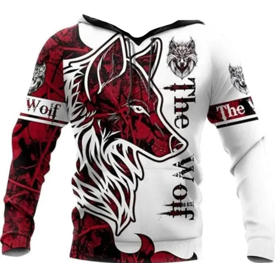 Discover Animal 3D Printed Hoodies Pants Autumm Winter Men Casual Hooded Size S-5XL