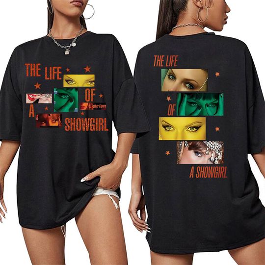 Discover The Life of A Showgirl Fans GraphicT Shirts 2025 New Album Pop Music Short Sleeve T-Shirt Men Women Vintage Hip Hop Cotton Tees