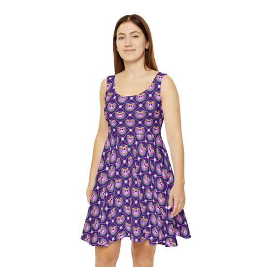 Geometric Figment Women's Skater Dress