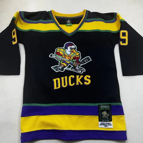 Mighty Ducks Movie Jersey Adam  Banks Multi Color