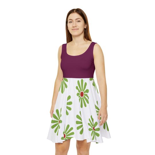 Haunted Mansion Tightrope Walker Women's Skater Dress