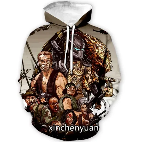 Discover Predator Print 3D Hoodie