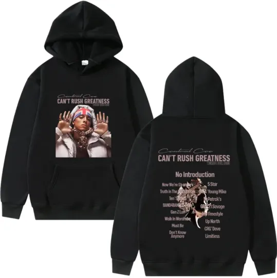 Discover Central Cee Can't Rush Greatness World Tour 2025 Hoodie
