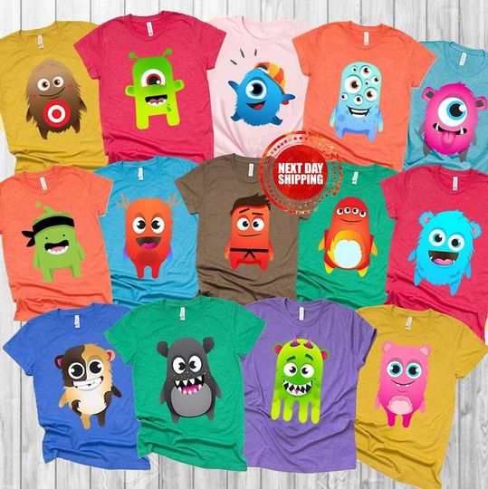 Discover Class Dojo Monster Costume Group Shirt, Halloween Cosplay Party Teacher Student Kids Youth Tournament Team Funny