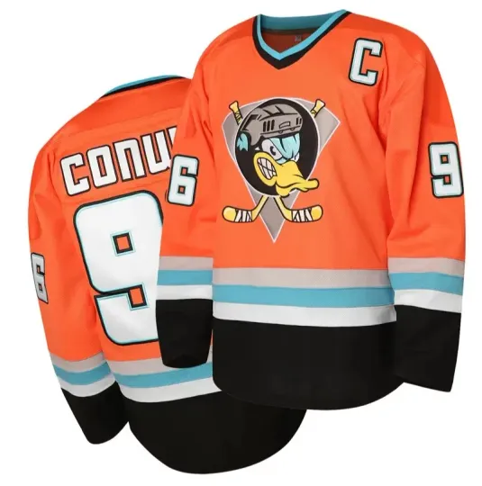 Mighty Ducks Movie Shirts Ice Hockey Jersey #96 Conway