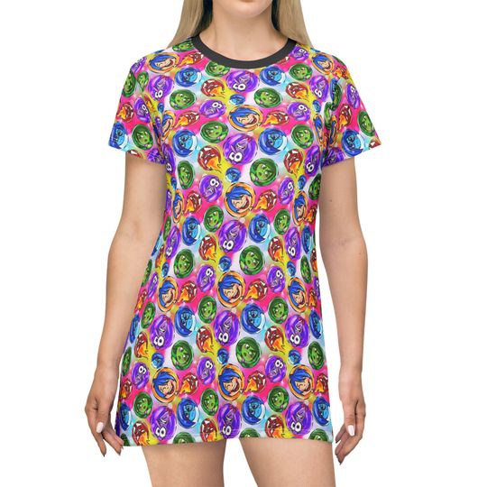 Inside Out Pixar Women's T-Shirt Dress