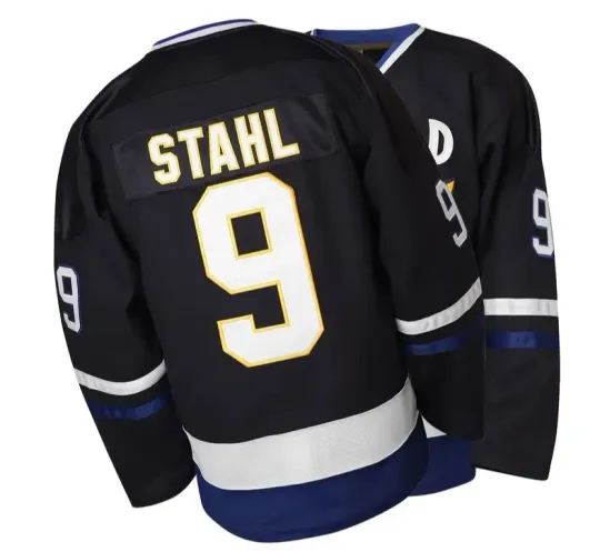 Discover Movie Iceland Mighty Ducks Gunnar Stahl #9 Hockey Jersey All Stitched S - 3XL