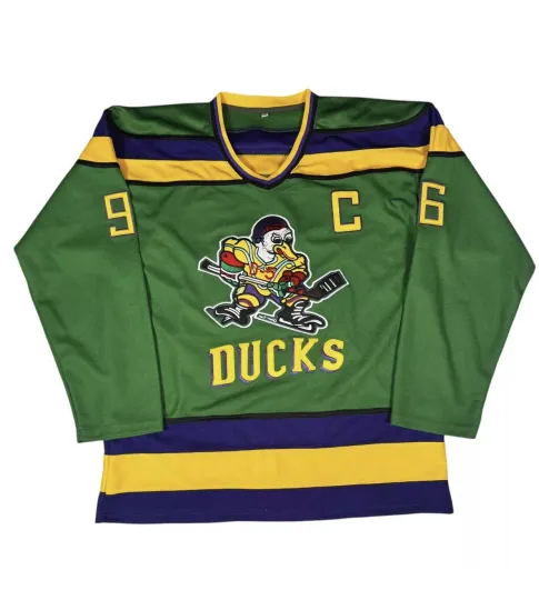 Discover Vintage Mighty Ducks Jersey Men's 2XL Charlie Conway #96 Authentic 1992 Movie