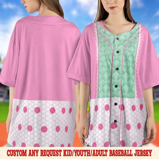 Discover Bo Peep Cosplay Baseball Jersey/Toy Costume Cosplay 3D Shirt/Toy Story Halloween Costume For Family Group Shirt/Toy Story Costume Tee OHWQ23