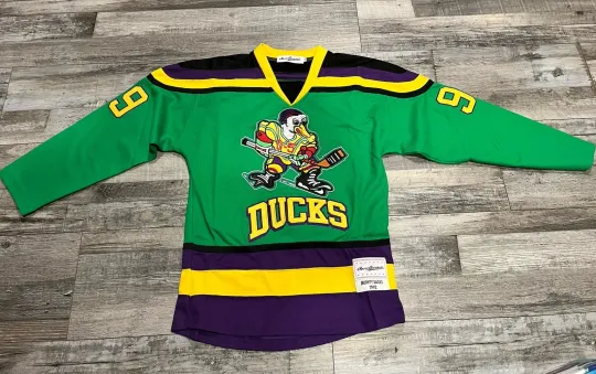 Mighty Ducks Movie Hockey Jersey #99 Adam Banks