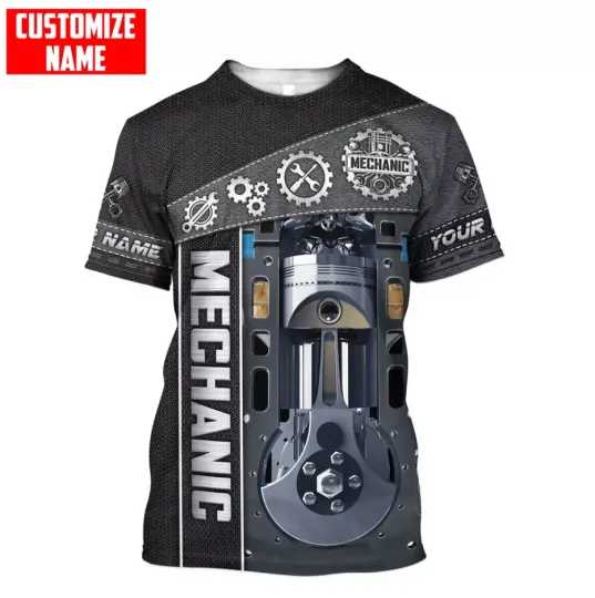 Custom Name Casual Short Sleeve Hooded T-Shirt with 3D Print