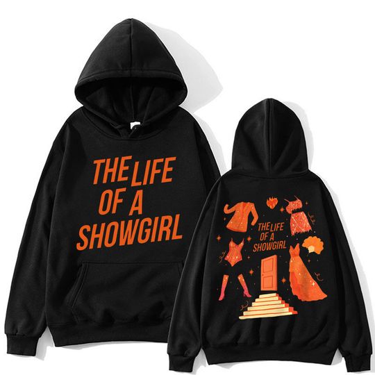 Discover The Life of A Showgirl 2025 New Album Hoodie Men Women New Era Trendy Pop Music Long Sleeve Casual Fleece Oversized Sportwear