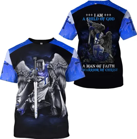 Discover Mens Jesus Shirt, Inspirational Religious Faith 3D T Shirt Size S-5XL