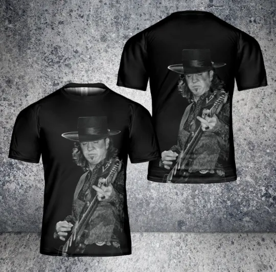 Stevie Ray Vaughan Double Sided AOP 3D