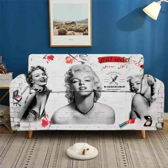 Wayward Portrait Stretch Sofa Cover Lounge Couch Slipcover Recliner Protector