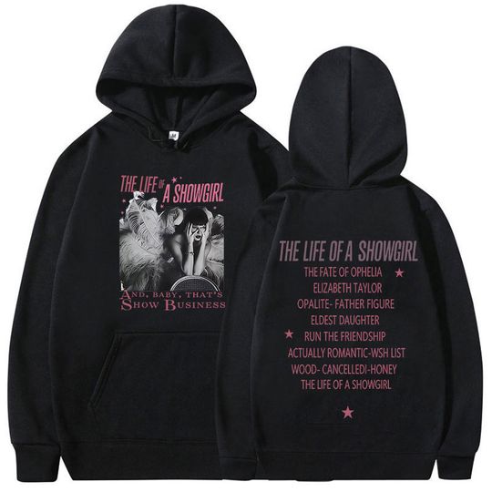 Discover The Life of A Showgirl 2025 New Album Hoodie Men Women Hip Hop Fans Gift Pullover Sweatshirt Fashion Pop Music Clothing Hoodies