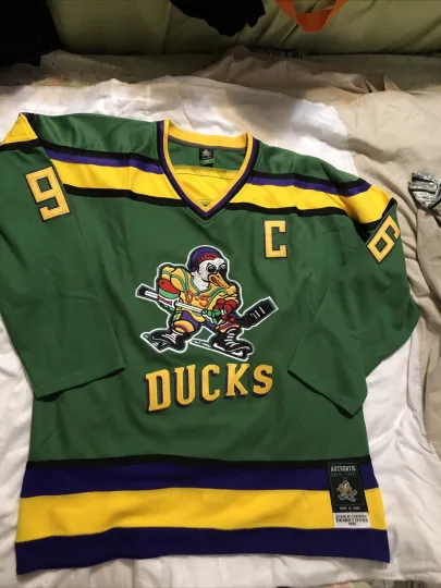 The Mighty Ducks Movie Jersey #96 Charlie Conway Hockey Jersey