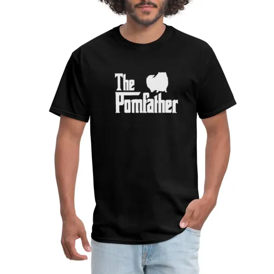 Discover The Pomfather | Hilarious Pomeranian Dog Dad Men's T-Shirt