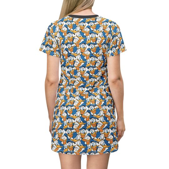 Discover Many Faces of Donald Women's T-Shirt Dress