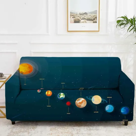 Earth Alternation Stretch Sofa Cover Lounge Couch Slipcover Recliner Protector