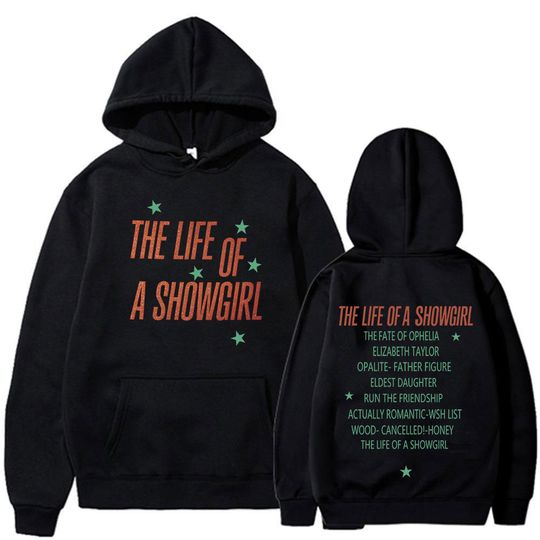 Discover The Life of A Showgirl Album Hoodies Men Women Clothing Fashion Harajuku Hooded Sweatshirts Casual Loose Long Sleeves Pullovers
