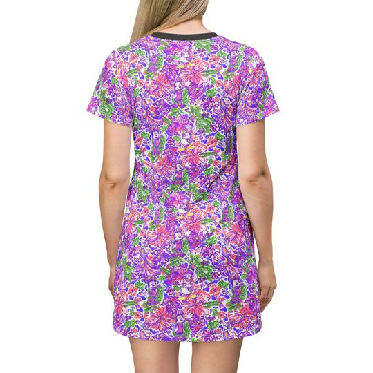 Discover Tropical Mickey & Friends Women's T-Shirt Dress
