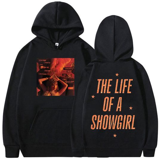 Discover The Life of A Showgirl Album 2025 Vintage Graphic Hoodie Men Women Harajuku Long Sleeve Fashion Oversized Sweatshirts Streetwear