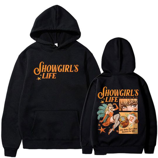 Discover The Life of A Showgirl Album Hoodies Men Women Clothing Harajuku Hooded Sweatshirt Casual Oversized Fleece Long Sleeve Pullovers