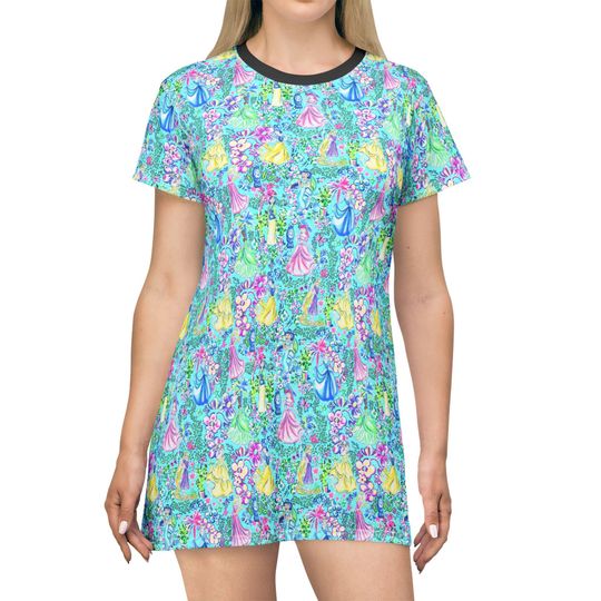Discover Tropical Princess Women's T-Shirt Dress