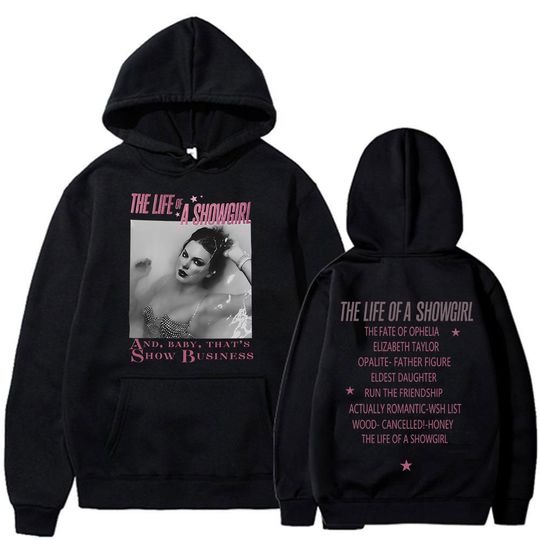 Discover The Life of A Showgirl 2025 Album Hoodies Fans Gifts Men's Women Fashion Harajuku Sweatshirt Oversized Casual Fleece Pullovers