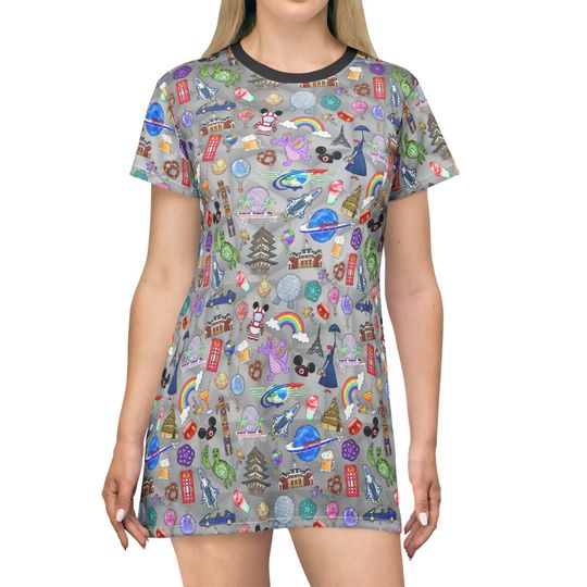 Discover The Epcot Experience Women's T-Shirt Dress